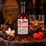 CaJohns Black Cherry Vanilla Bourbon Infused Chipotle-Habanero Hot Sauce, 148ml