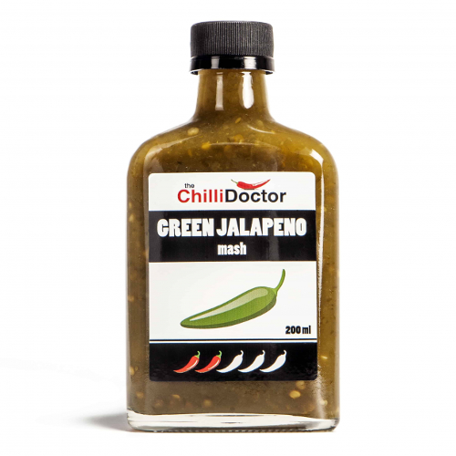 Green Jalapeno mash so semiačkami