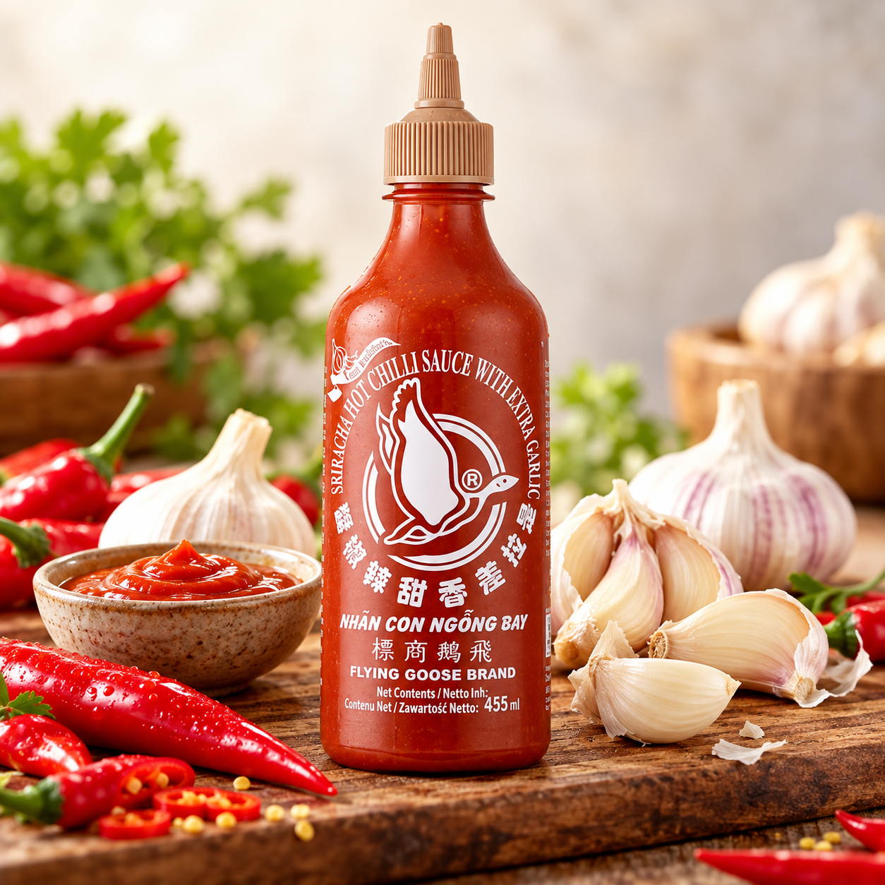 Sriracha Chilli Sauce with Garlic 730 ml