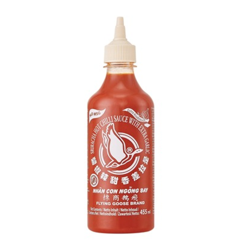 Sriracha Chilli Sauce with Garlic no MSG 455 ml