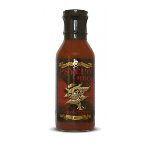 PSYCHO BBQ Ghost Pepper Barbecue Sauce